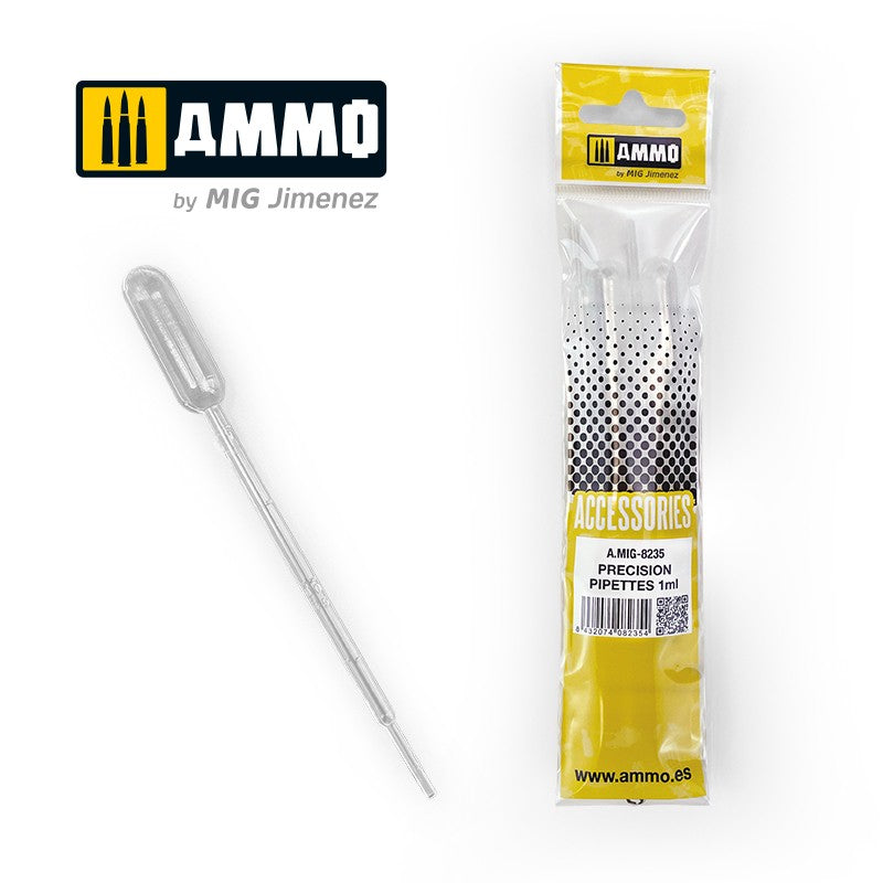 Ammo Small Pipettes 1mL 4 pcs MIG8235