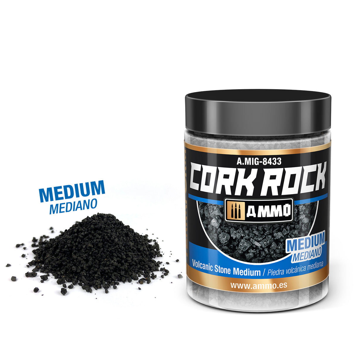 CREATE CORK Volcanic Rock Medium (Jar 100mL)