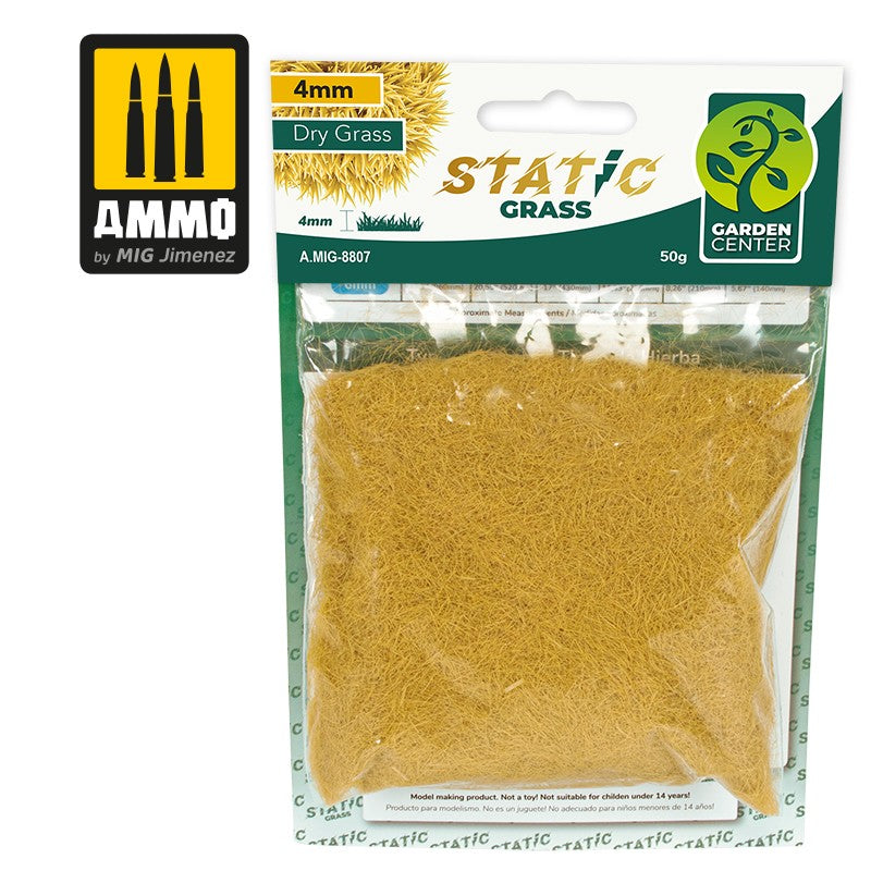 STATIC GRASS DRY GRASS 4 MM