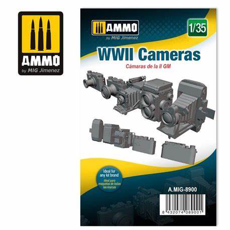 3D PRINTED WWII Cameras  1/35