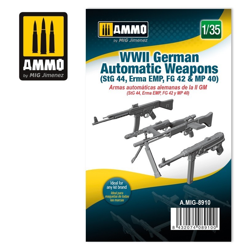 3D PRINTED WWII German Automatic Weapons 1/35