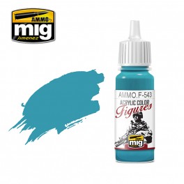 FIGURE PAINT GREEN BLUE
