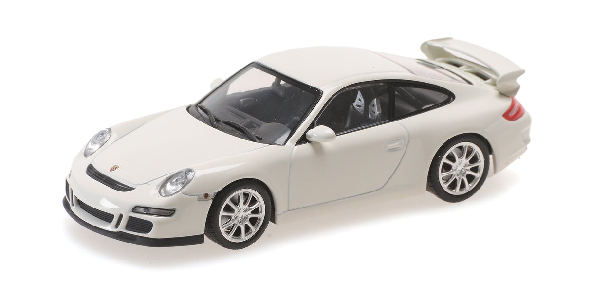 Minichamps Die Cast Collectables - 1:43 2006 Porsche 911 GT3 - Sport Auto White