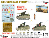 Mirage Hobby 1/72 M3 Stuart Mark I Honey Kit 720006