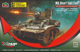 Mirage Hobby 1/72 M3 Stuart Light Tank Kit 726069