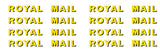 ROYAL MAIL SANS SERIF TYPE DECALS