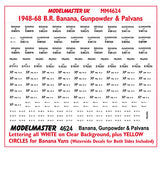 MM4624 B.R. Banana  Gunpowder & Palvans  fitted.