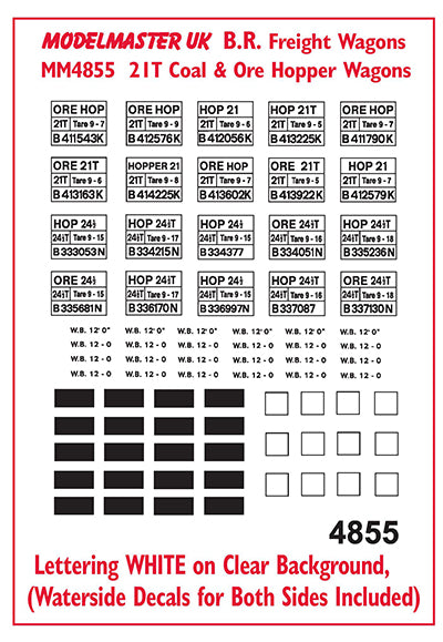MM4855 Coal & Ore Hopper Wagons
