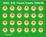 OO GAUGE BR COACH LETTERING