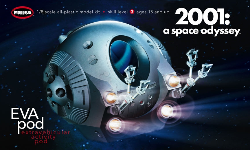 Moebius Models Model Kits - 1:8 2001: A Space Odyssey EVA Pod Kit MMK2001-4