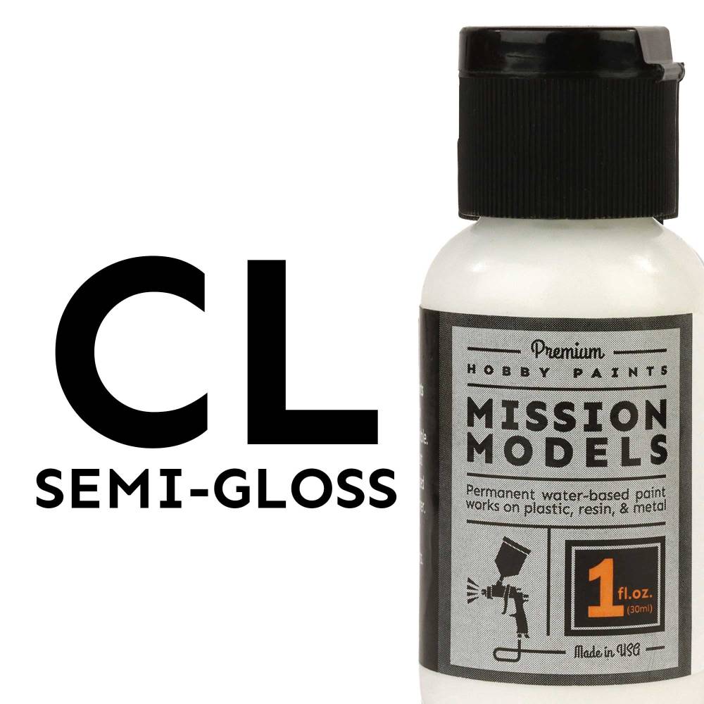 Semi Gloss Clear Coat 1oz