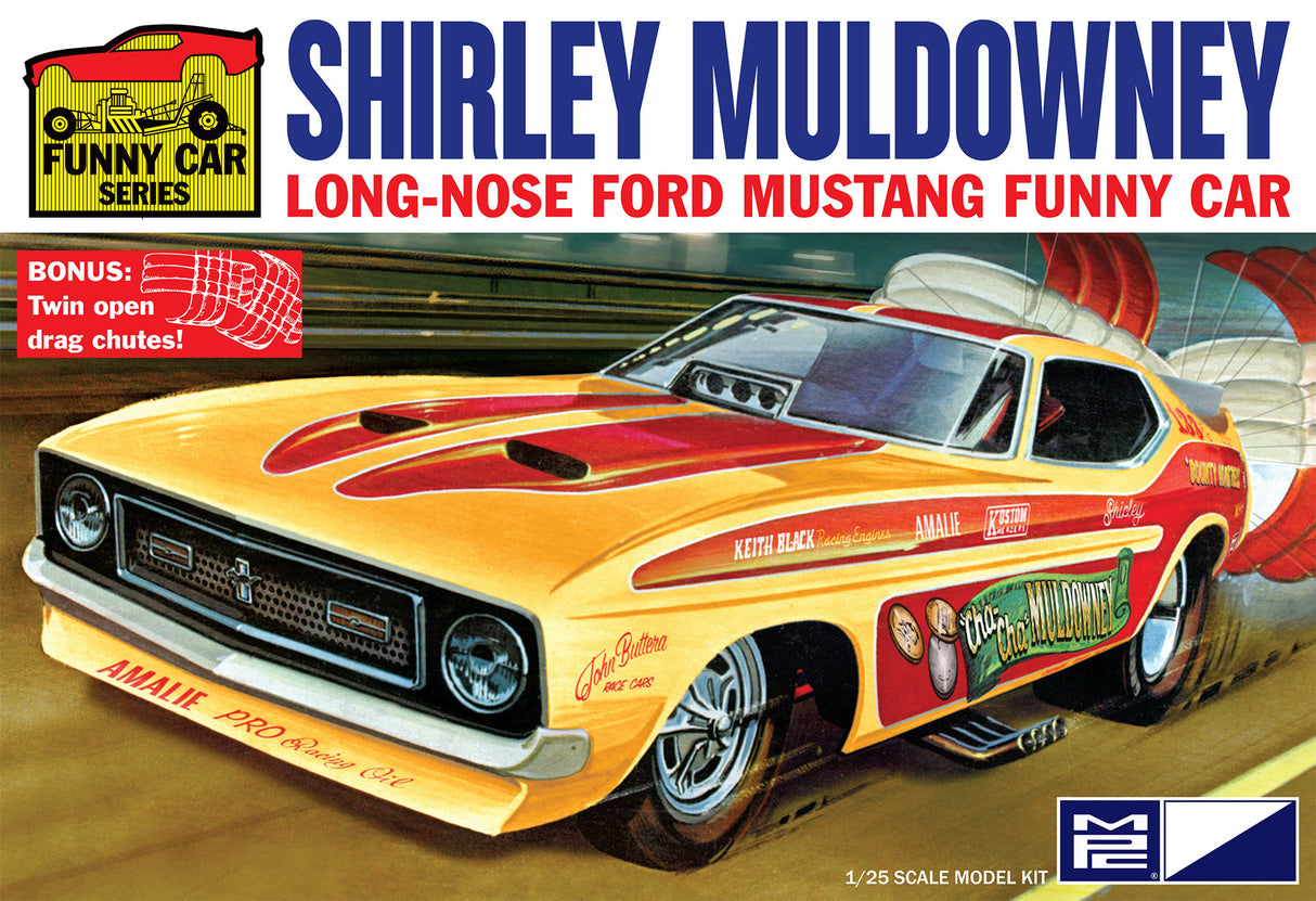 MPC Model Kits - 1:25 Shirley Muldowney Long Nose Ford Mustang FC