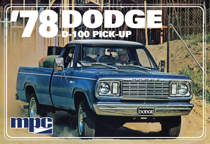MPC Model Kits - 1:25 1978 Dodge D100 Custom Pickup Truck Kit MPC901