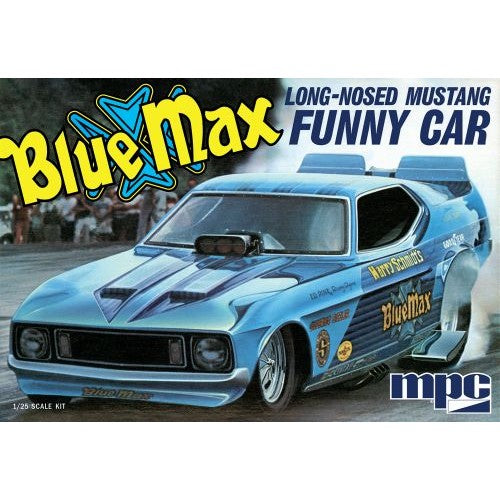 MPC 1/25 Blue Max Long Nose Mustang Funny Car Kit MPC930