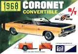 MPC Model Kits - 1:25 1968 Dodge Coronet Convertible With Trailer Kit