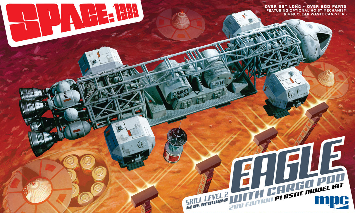 MPC Model Kits - 1:48 SPACE:1999: Eagle With Cargo Pod Kit