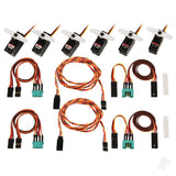 Complete Servo Set with Cables M6 / UNI LENTUS