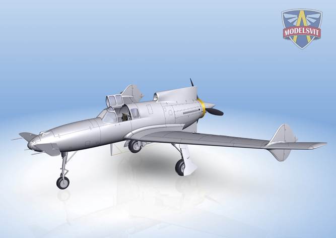 Modelsvit 1/48 Curtiss-Wright XP-55 Ascender 4808