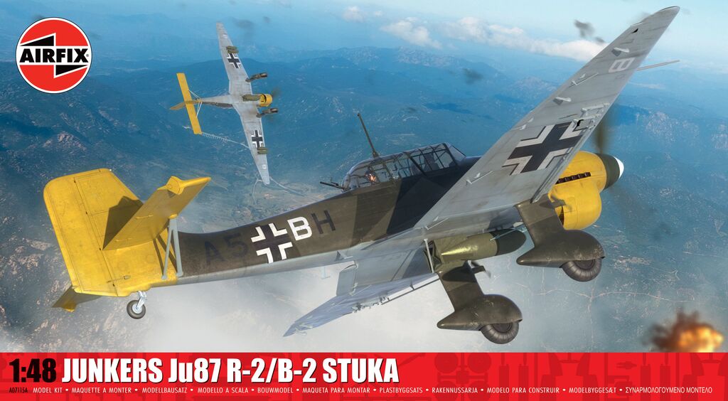 Airfix Junkers Ju87 R-2/B-2 Stuka 1:48 Scale