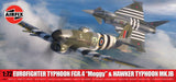 Airfix Twin Pack - Eurofighter Typhoon FGR.4 (FMOG) + Hawker Typhoon Mk.Ib 1:72 Scale