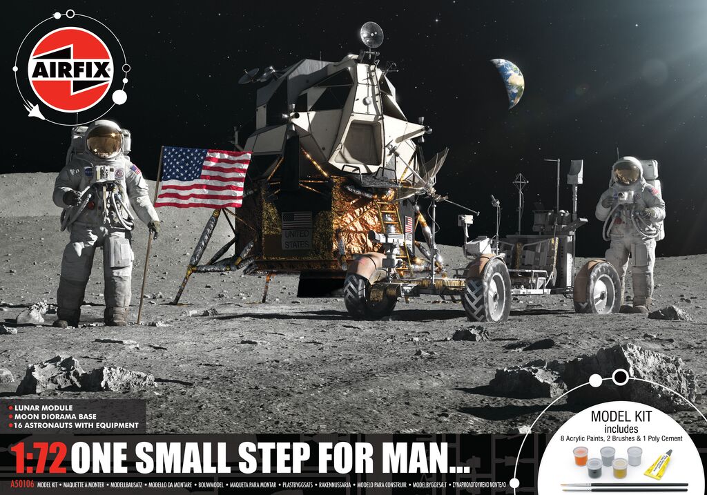 Airfix 1:72 Lunar Module Kit - One Small Step For Man...A50106