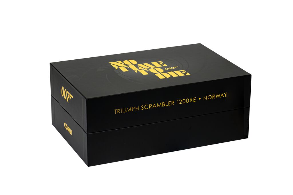 Corgi James Bond - Triumph Scrambler 1200XE [Norway] No Time To Die 1:12  CC08403