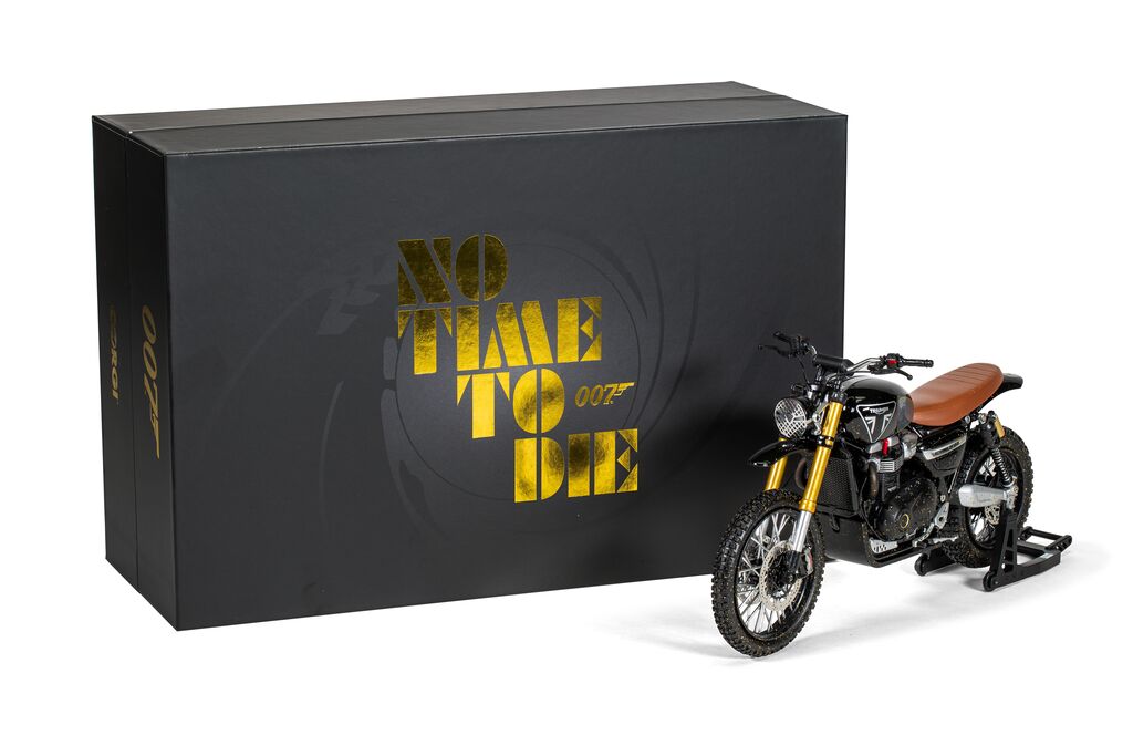 Corgi James Bond - Triumph Scrambler 1200XE [Norway] No Time To Die 1:12  CC08403