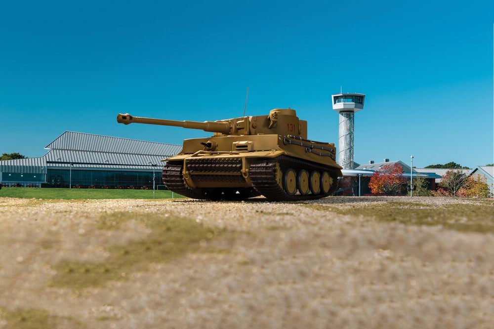 Mini Racing Tank Model 131 Corgi Tiger 131 restored and operated by The Tank Museum Bovington 1:5 ...