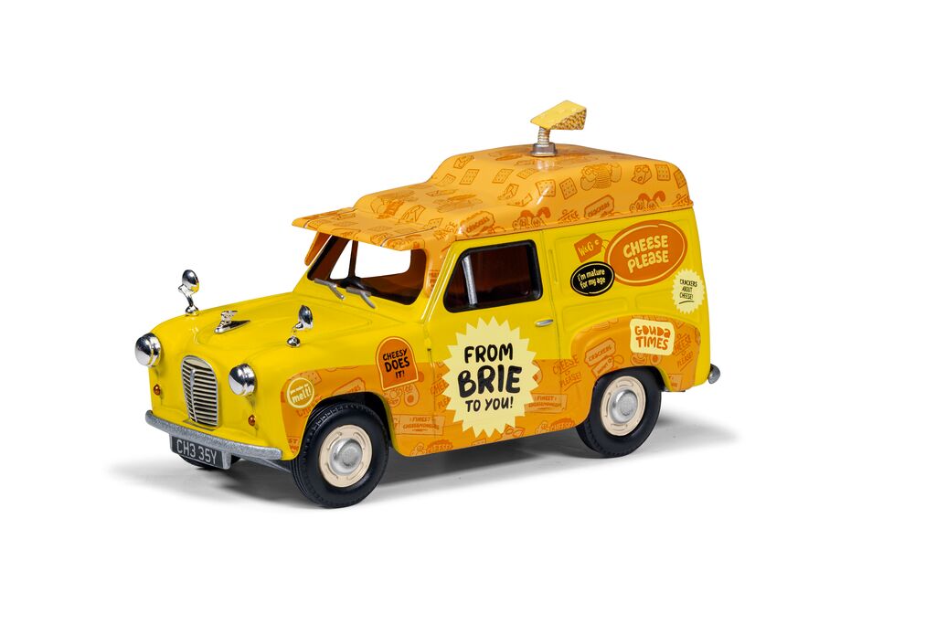 Corgi Wallace & Gromit Austin A35 Van Collection - Cheese Please! Top Bun Spick & Spanmobile 1:43 CC80505