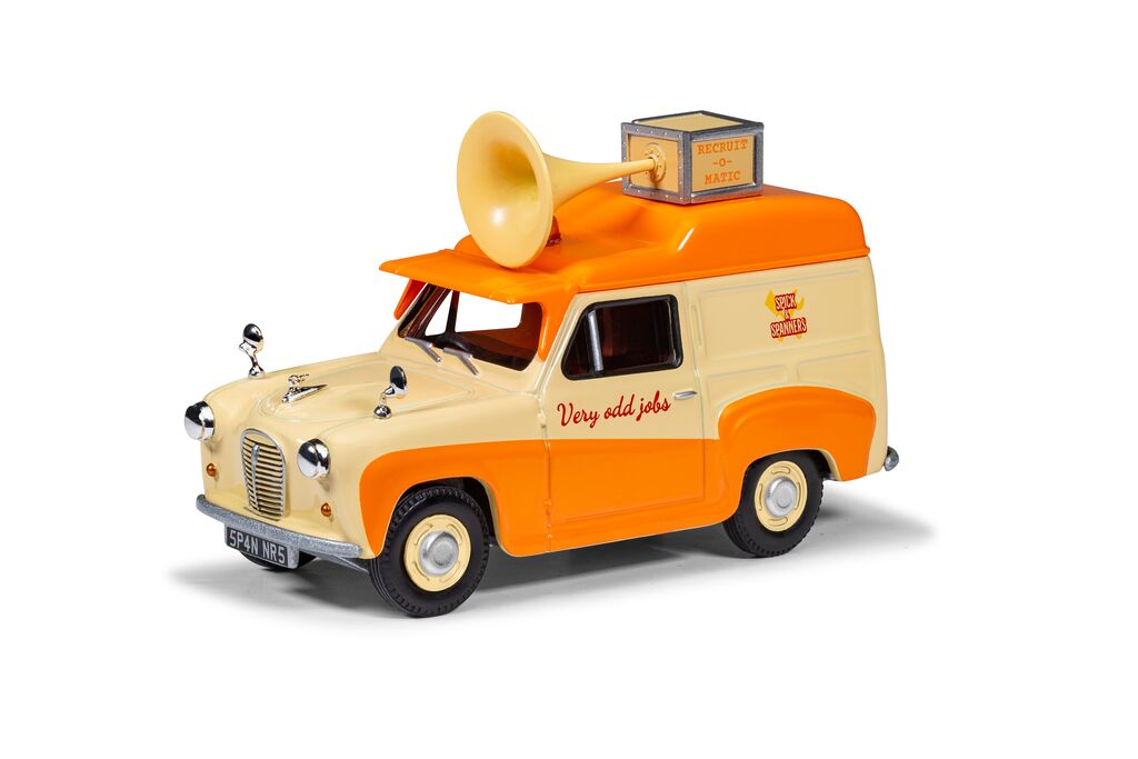 Corgi Wallace & Gromit Austin A35 Van Collection - Cheese Please! Top Bun Spick & Spanmobile 1:43 CC80505
