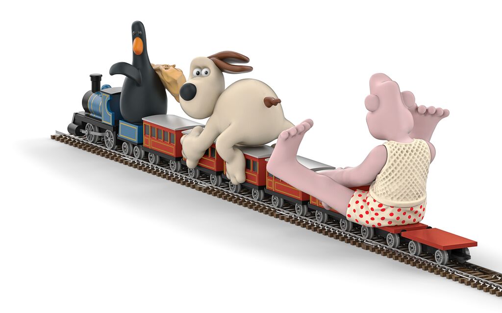 Corgi Wallace & Gromit - The Wrong Trousers - Wallace & Flatbed Wagon  CC80604