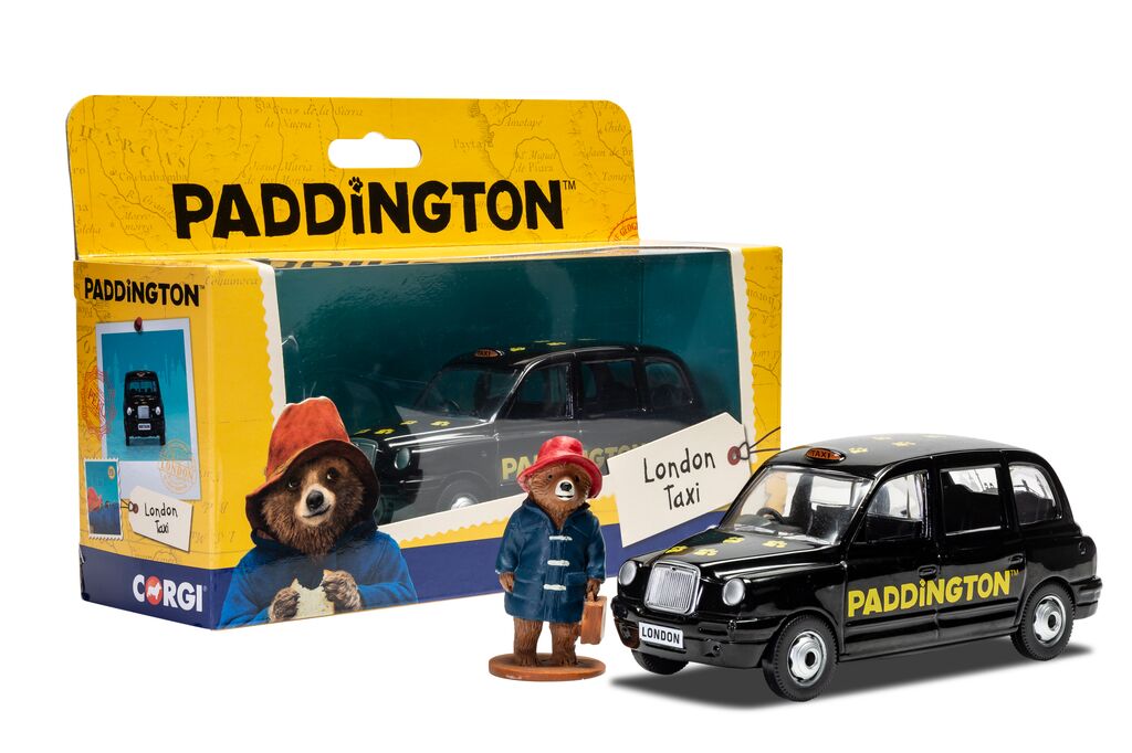 Corgi Paddington Bear London Taxi and Paddington Bear Figure --> see right for license restrictions 1:36 CC85925