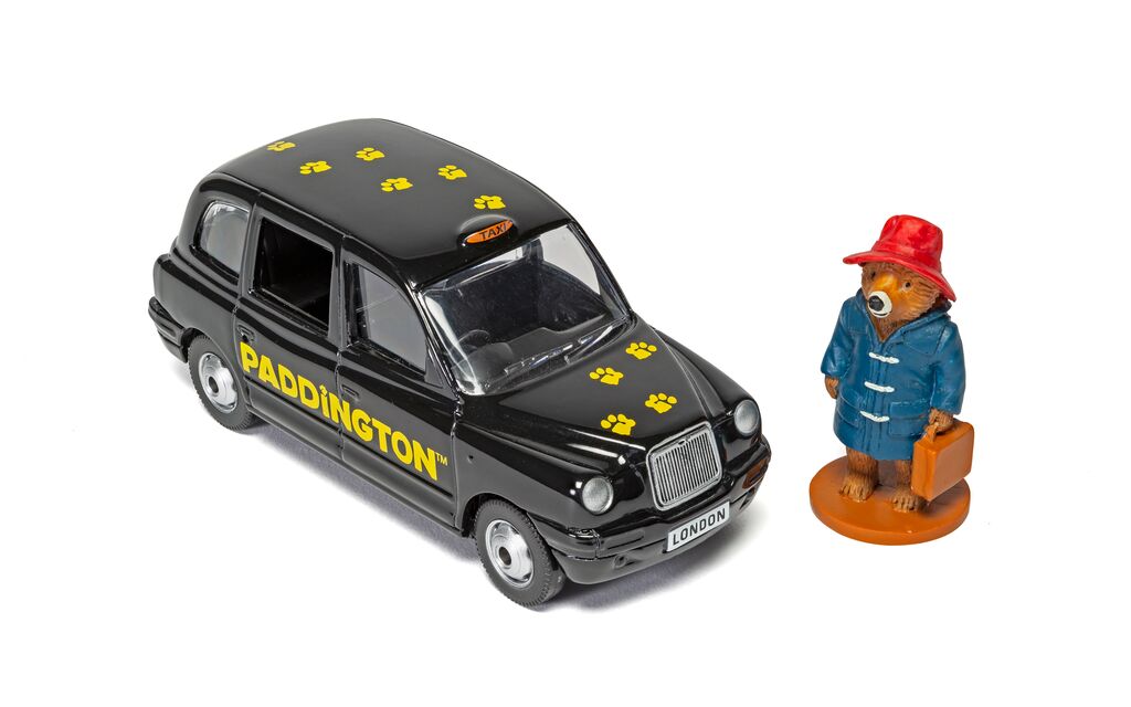 Corgi Paddington Bear London Taxi and Paddington Bear Figure --> see right for license restrictions 1:36 CC85925