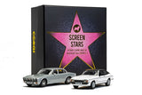 Corgi Screen Stars - Ford Capri Mk2 2.0S Diamond White Jaguar XJ6 Series 2 Silver 1:43  CC91992