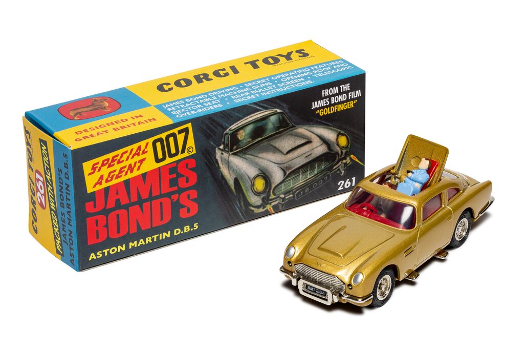 Corgi James Bond DB5 261 Goldfinger 60s version RT26101