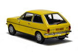 Corgi Vanguards Ford Fiesta MkI 1.3 Ghia Signal Yellow 1:43 VA12513