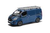 Corgi Vanguards Ford Transit Custom Sport Chrome Blue 1:43 VA15104