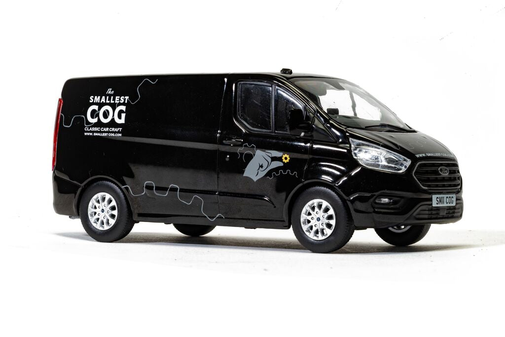 Corgi Vanguards Ford Transit Custom 300L1 Shadow Black (Richard Hammonds The Smallest Cog) 1:46 VA15105