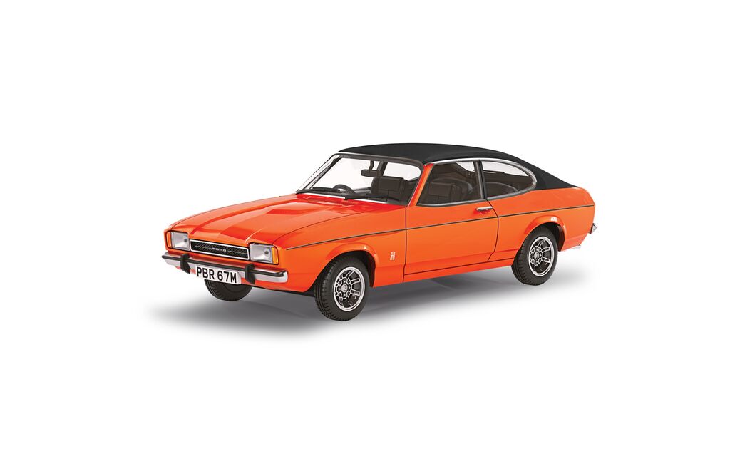 Corgi Vanguards 1:43 FORD CAPRI MK2 3-LITRE GHIA AUTOMATIC Serbring Red