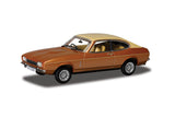 Corgi Vanguards Ford Capri Mk2 3.0 Ghia - Saturn Gold 1:43 VA15406