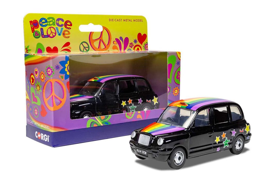 Corgi London Taxi - Rainbow  1:36 GS85929