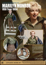 X-PLUS 1/8 Marilyn Monroe USO Tour 1954 Plastic Model Kit  411-200245