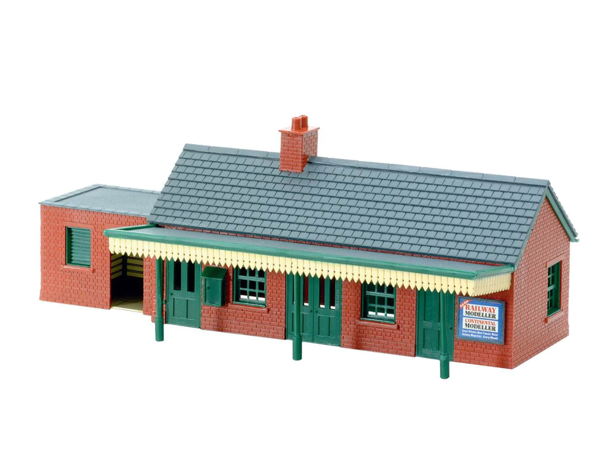 Peco Country Station Building brick type N Gauge 1:148 NB-12