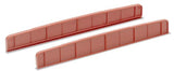 Peco Plate Girder Bridge Sides 114mm (4½in) long Red Oxide  N Gauge 1:148 NB-39