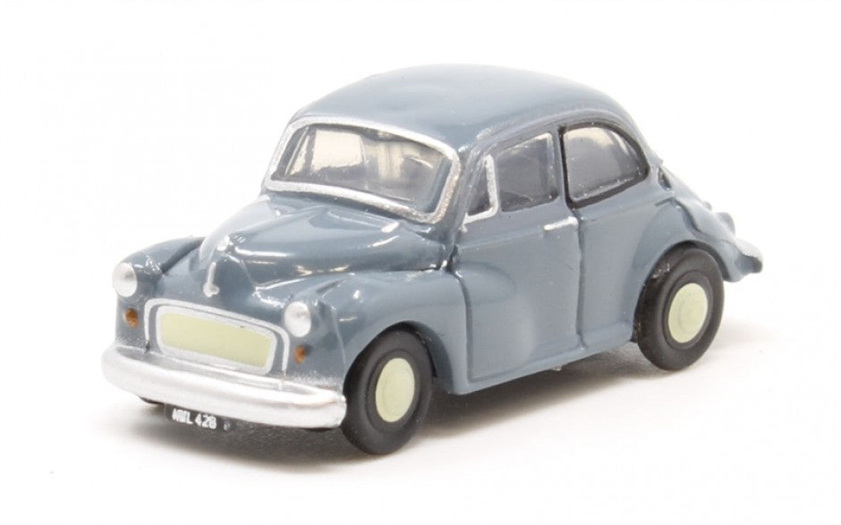 Oxford Diecast Morris Minor Saloon Clipper Blue NMOS006 n gauge