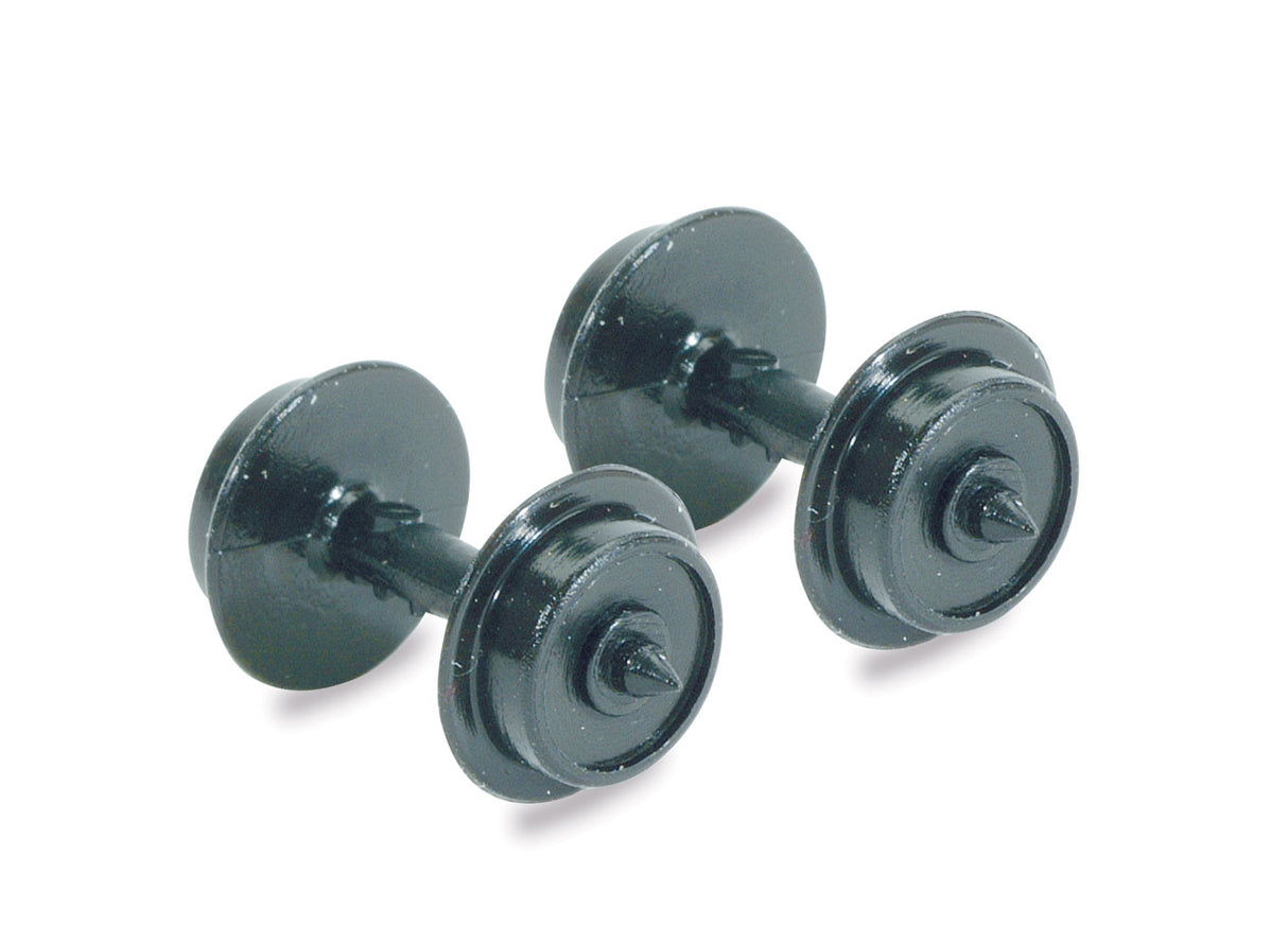 Disc Wheels on axles Hardlon mouldings