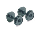 Disc Wheels on axles Hardlon mouldings