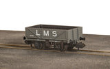 Peco NR-5003M N Gauge 9ft 5 plank open wagon LMS Grey