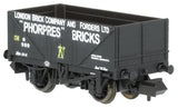 Peco NR-7012P N Gauge 7 Plank Wagon London Brick Co.