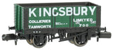 Peco NR-7016P N Gauge 7 Plank Wagon Kingsbury Collieries Limited